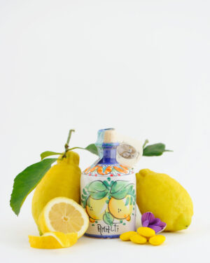 Limoncello in ceramica - Bottiglia 20 cl